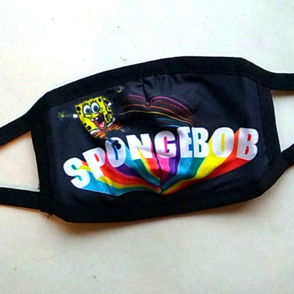 Spongebob face mask